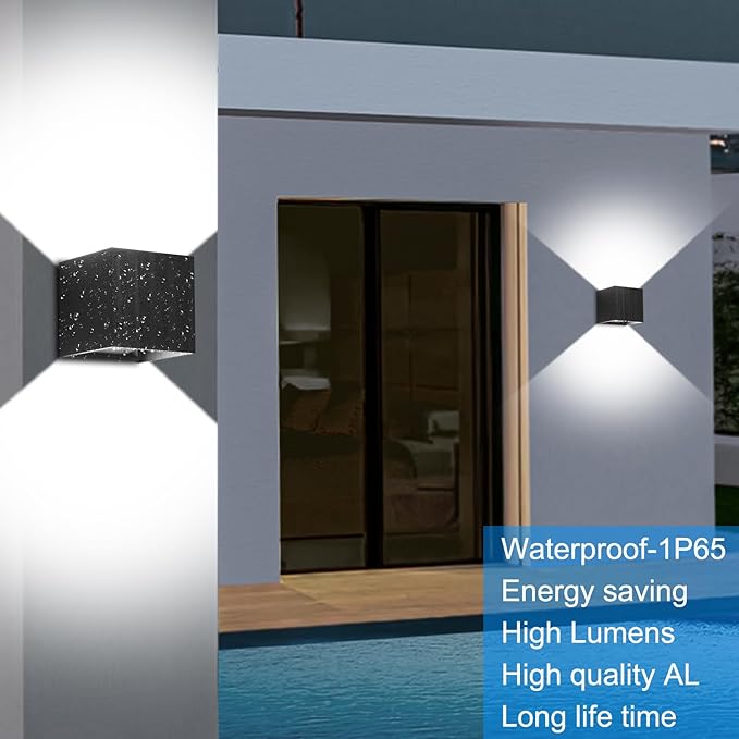 ledmo 20W High Power Modern Outdoor Wall Sconce Light Creative Adjustable Beam - Image 7