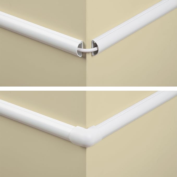 D-Line Medium Cable Raceway Accessory Pack, Join 1.18in x 0.59in Cord Cover - Image 2