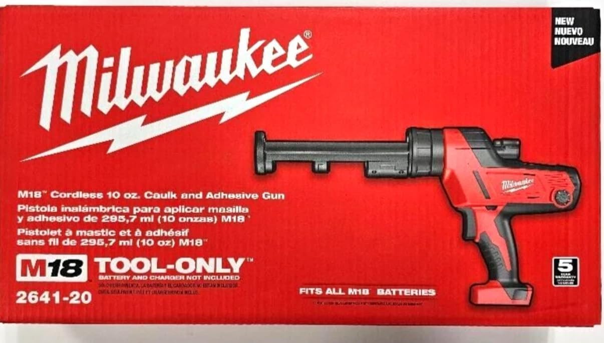 Milwaukee 2641-20 M18 10 oz Caulk Gun tool Only