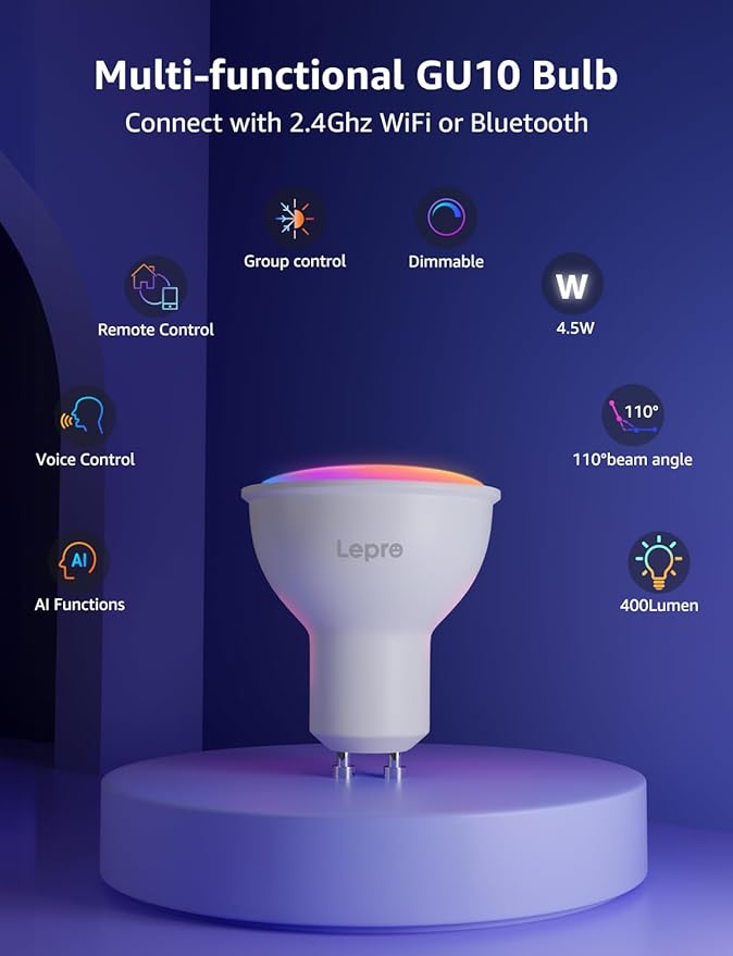 Lepro BG1 AI GU10 Smart Bulb - Image 9