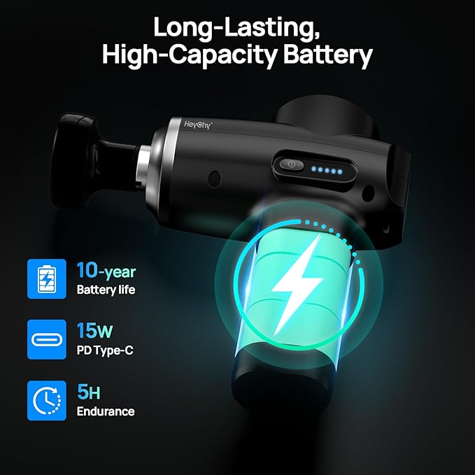 HEYCHY Professional Muscle Massage Gun - Image 4