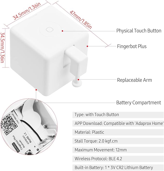 Irfora Mini BT Fingerbot Home Automation Controller - Image 2