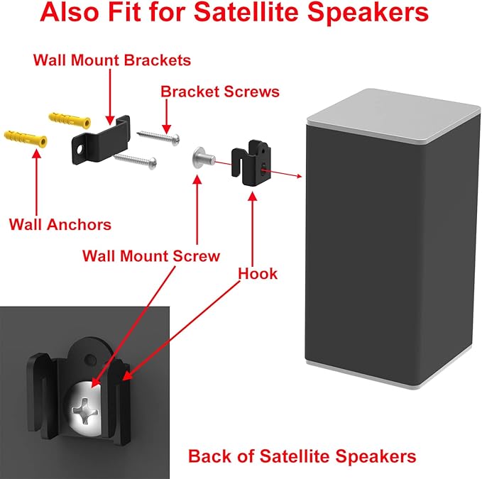 Pbxifge Soundbar Wall Mount Bracket - Image 6