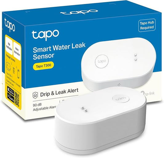 TP-Link Tapo Smart Water Leak Detector, Requires Tapo Hub, Water Leak Sensor by Tapo