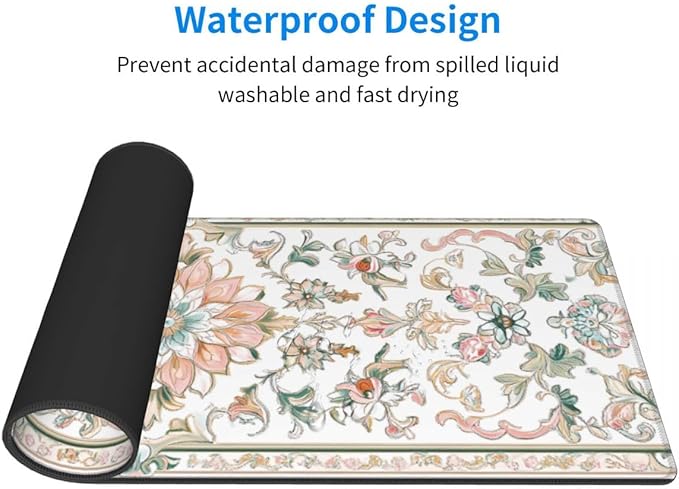 CANFLASHION Desk Pad, Office Desk Mat 31.5"×11.8" Large Gaming Mouse Pad - Image 3