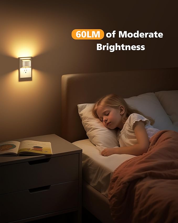 VOLISUN Night Lights Plug into Wall, 4 Pack Up and Down LED Night Light - Image 4