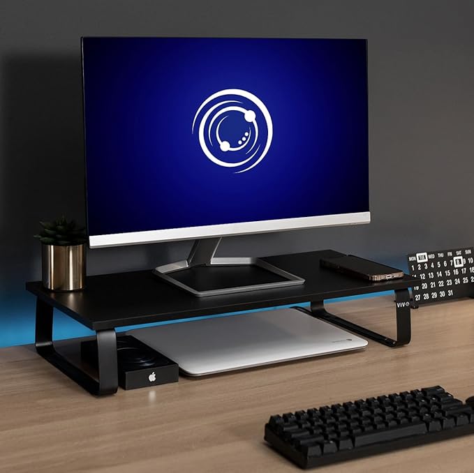 VIVO Monitor and Laptop Stand, 24 inch Desktop Riser, STAND-V000D - Image 4