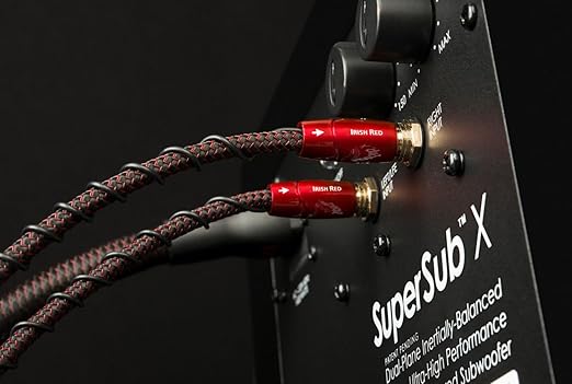 AudioQuest 20m Irish Red RCA Low-Frequency Subwoofer Audio Interconnect - Image 3