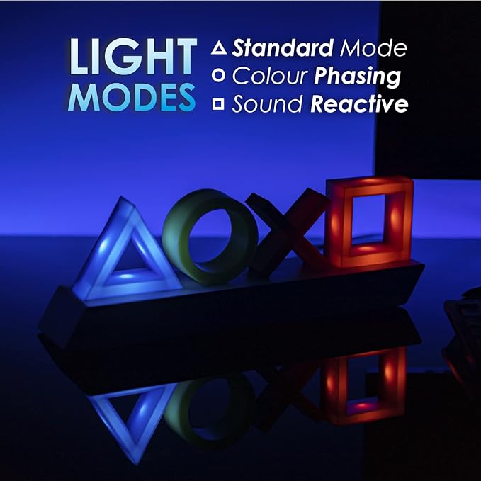 Paladone Playstation Heritage Icons Light, Desktop Game Room Lighting - Image 4