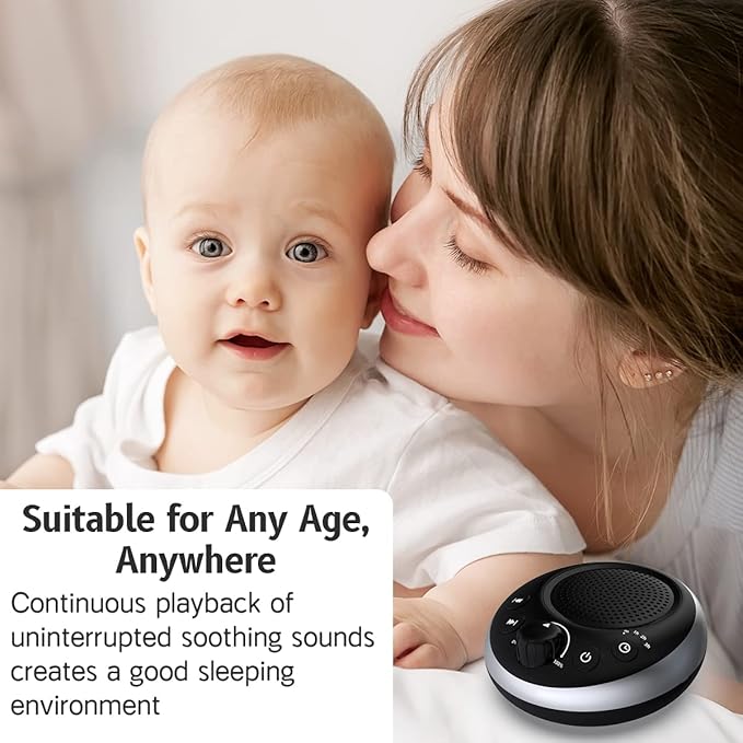 Sound Machine Loud White Noise Machine Nonstop Brown Noise Sleep Machine 30 - Image 5