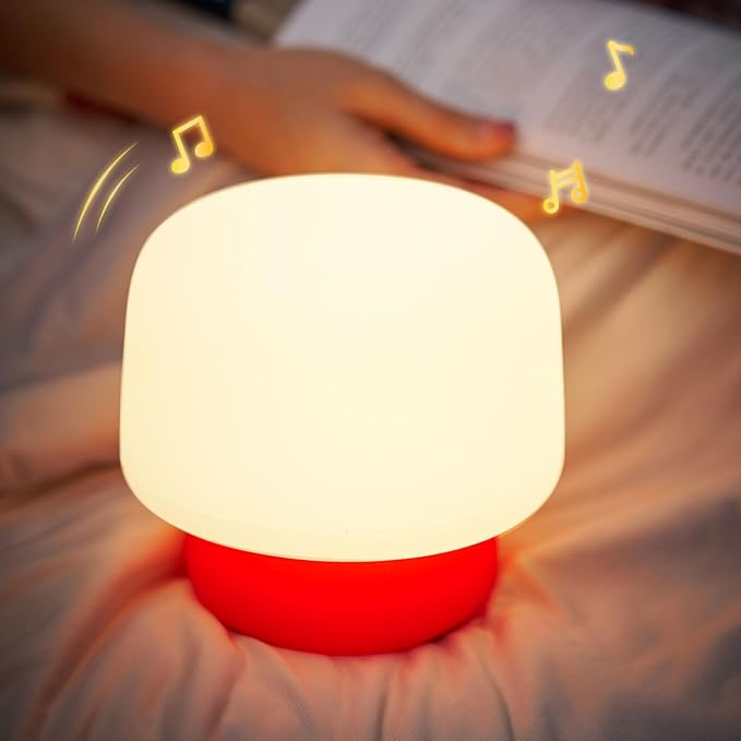 Mushroom Night Light for Kids-Gift & Toy for Kids, Touch Lamp - Image 2