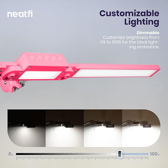 Neatfi LED Desk Lamp, Dimmable Desk Light - Image 6