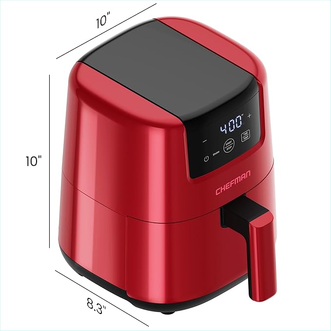 CHEFMAN 2 Qt Mini Air Fryer – Digital Space-Saving Compact Air Fryer - Image 9