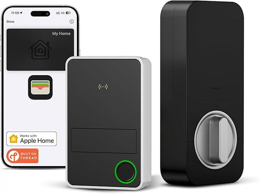 X3 Apple Home Key Door Lock Deadbolt, iOS ONLY, Smart Keyless Entry Door Lock by ThorBolt