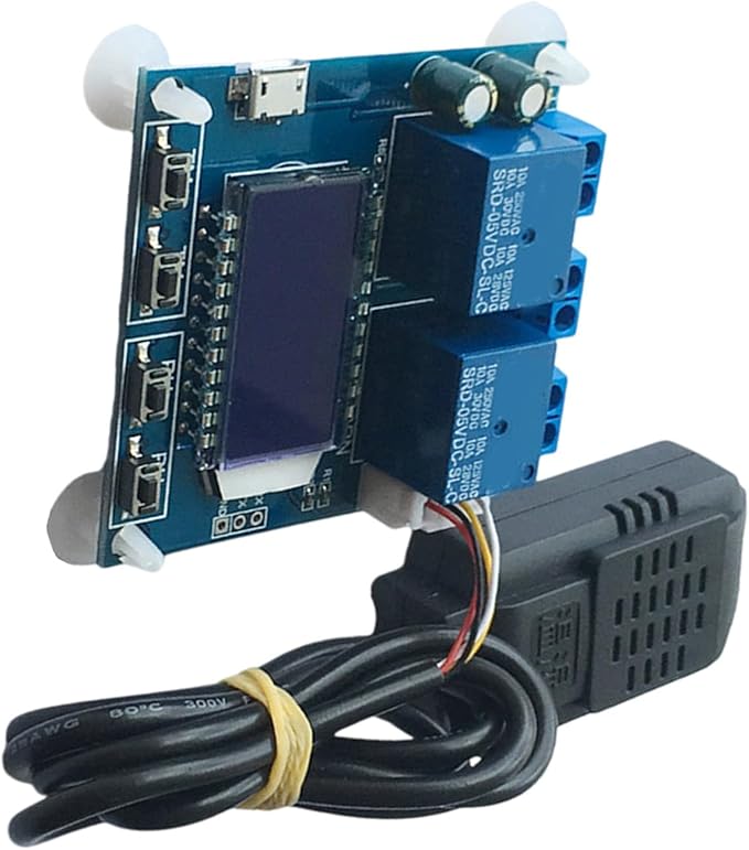 Double Output Digital Display Temperature Humidity Control Module Easy Read -20 by Unknown