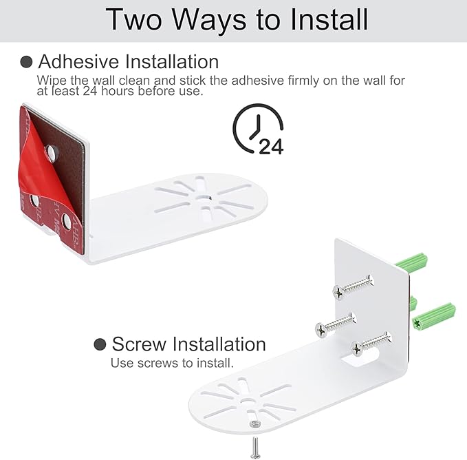 Sumnacon 3PCS Wall Mount Camera Shelf- Metal Small Wall Shelf - Image 7