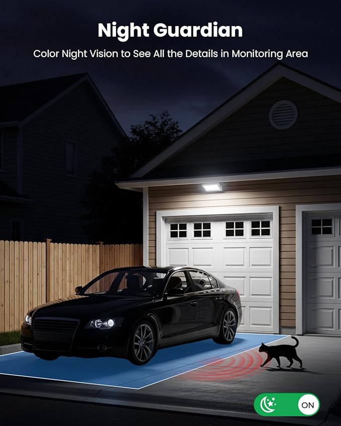 VIZIUUY Solar Security Cameras Wireless Outdoor 4 Pack, 3MP Security Cameras - Image 5