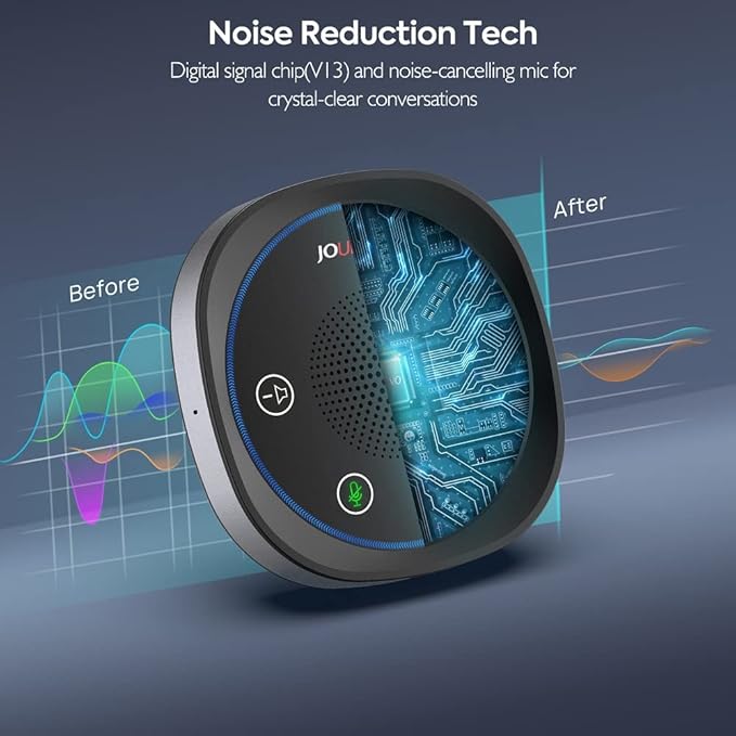 JOUNIVO USB Speakerphone, Omnidirectional Computer Speaker - Image 5