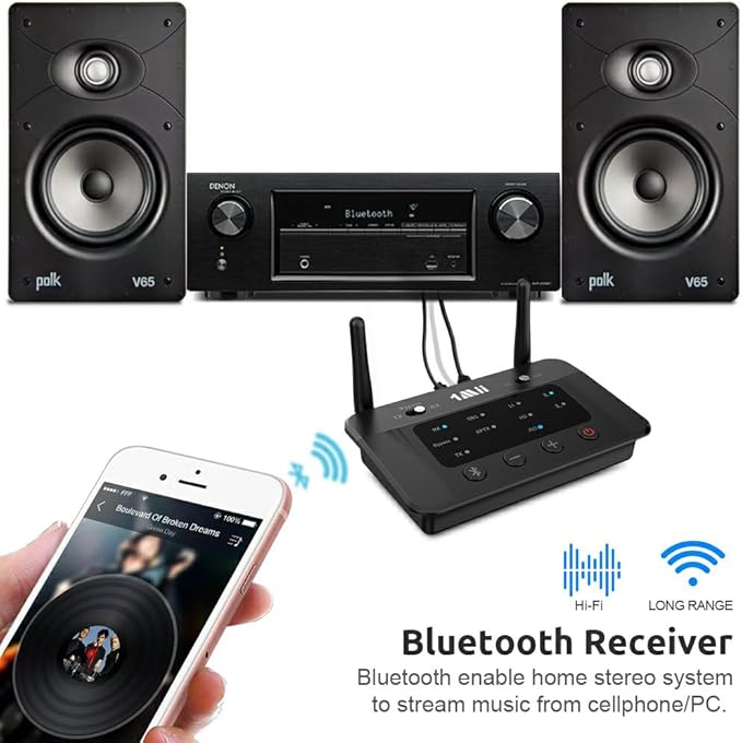 1Mii B03 Bluetooth 5.3 Transmitter Receiver - Image 5