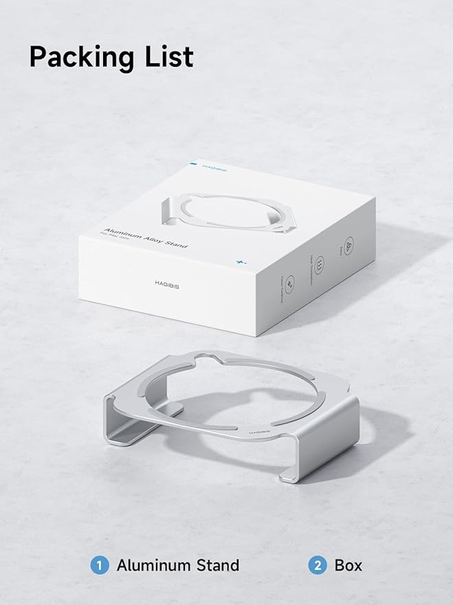 Hagibis Mac mini M4 Stand Aluminum Alloy Mount - Image 8