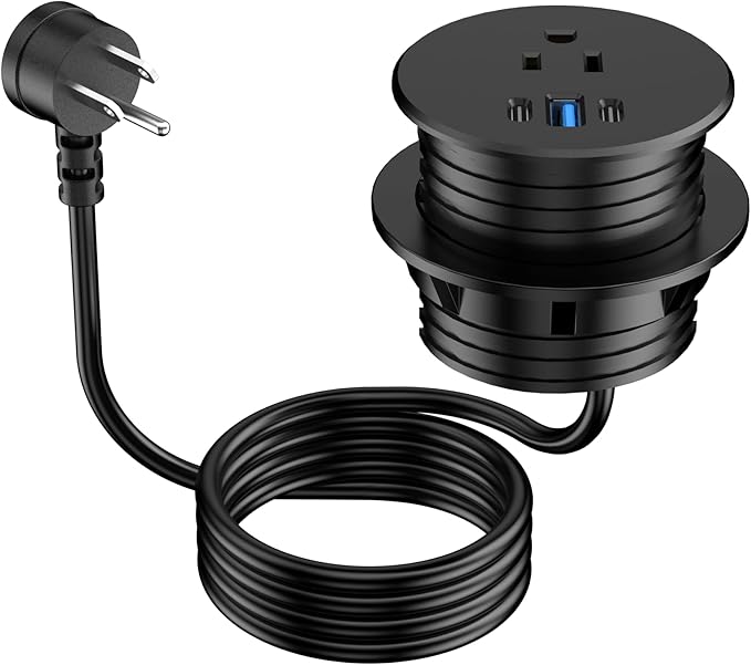2.5 inch Power Grommet, 20W USB-C Charging, 1 Outlet - Image 7