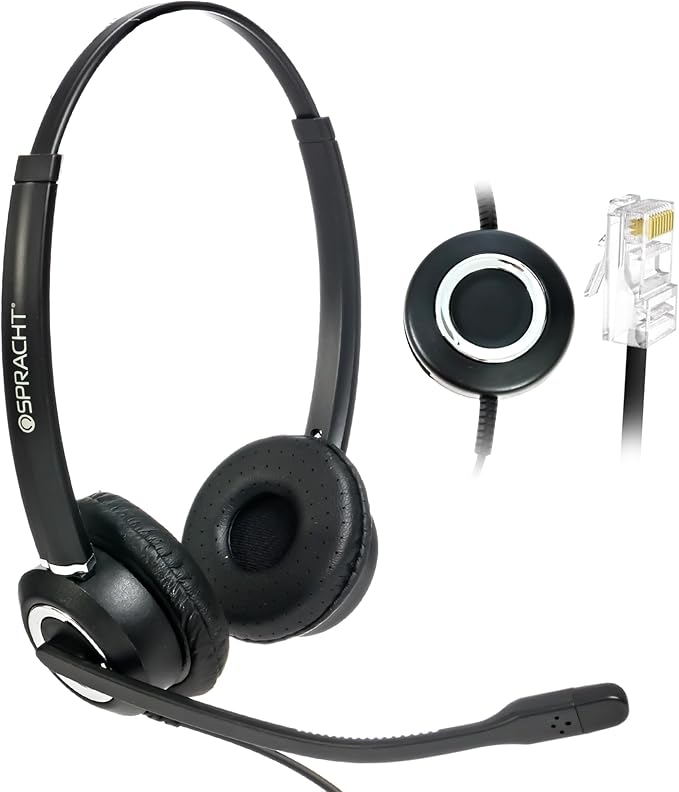 Spracht Zum RJ9 Dual Ear Wired Headset by Spracht
