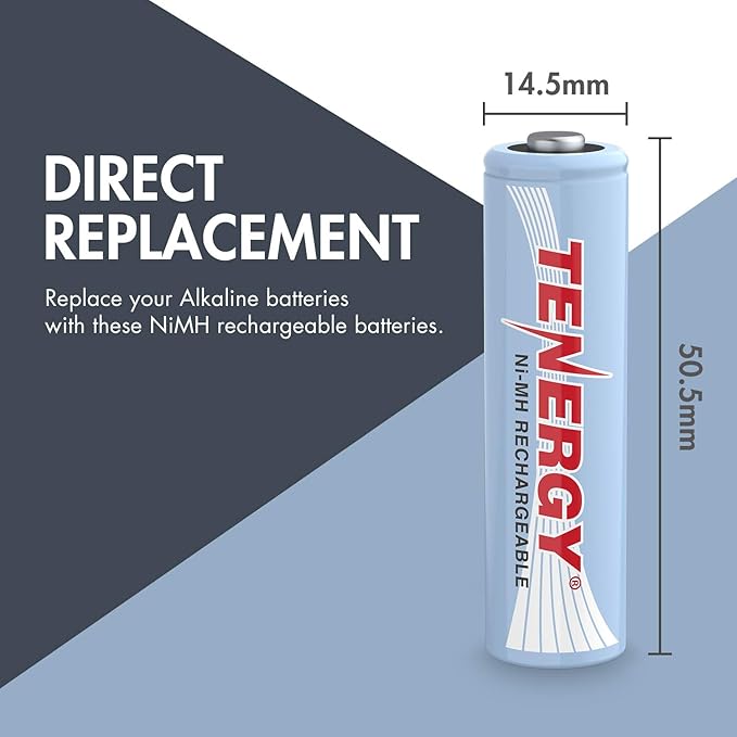 Tenergy TN145 8 Bay Charger and 8 Pack Rechargeable AA Batteries, Independent - Image 4