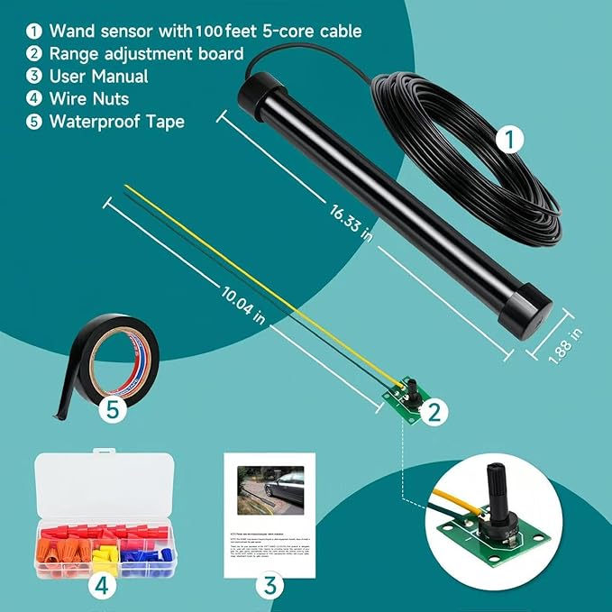 100FT. Upgraded Vehicle Exit Sensor - Image 3