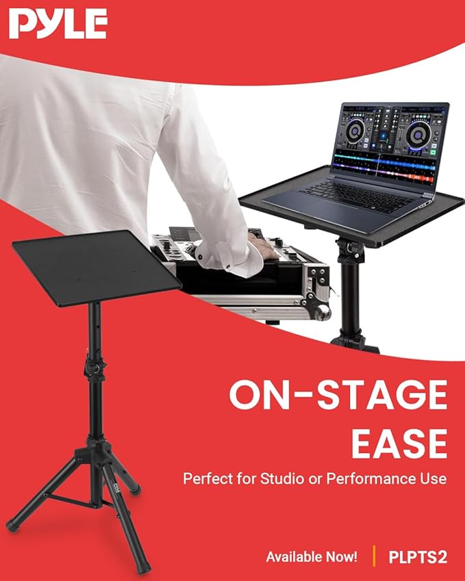 PYLE-PRO Universal Laptop Projector Tripod Stand - Image 8