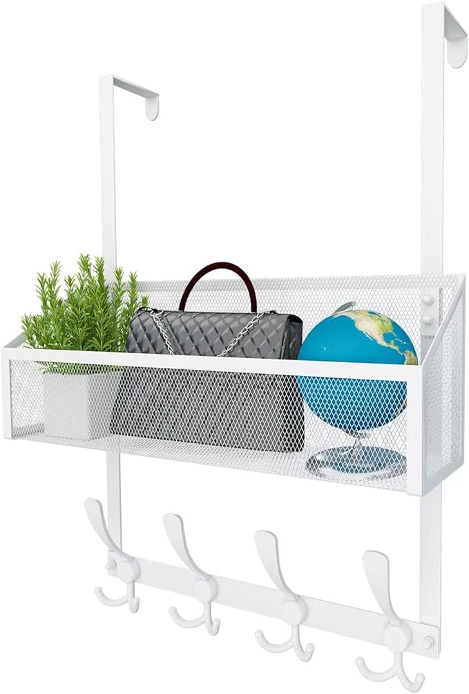 Kaiferty Over The Door Hooks Organizer, Coat Rack Over The Door Storage Hanger by Kaiferty