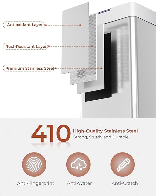 TLSUNNY 16 Gallon Motion Sensor Trash Can, Touchless Automatic Garbage Can - Image 4