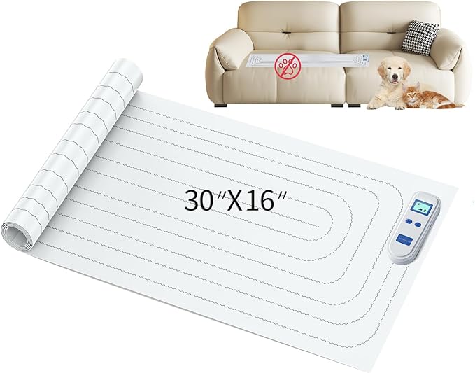 Scat Mat for Dogs and Cats, 3 Adjustable Safe Modes, Indoor Dog & cat by petnais