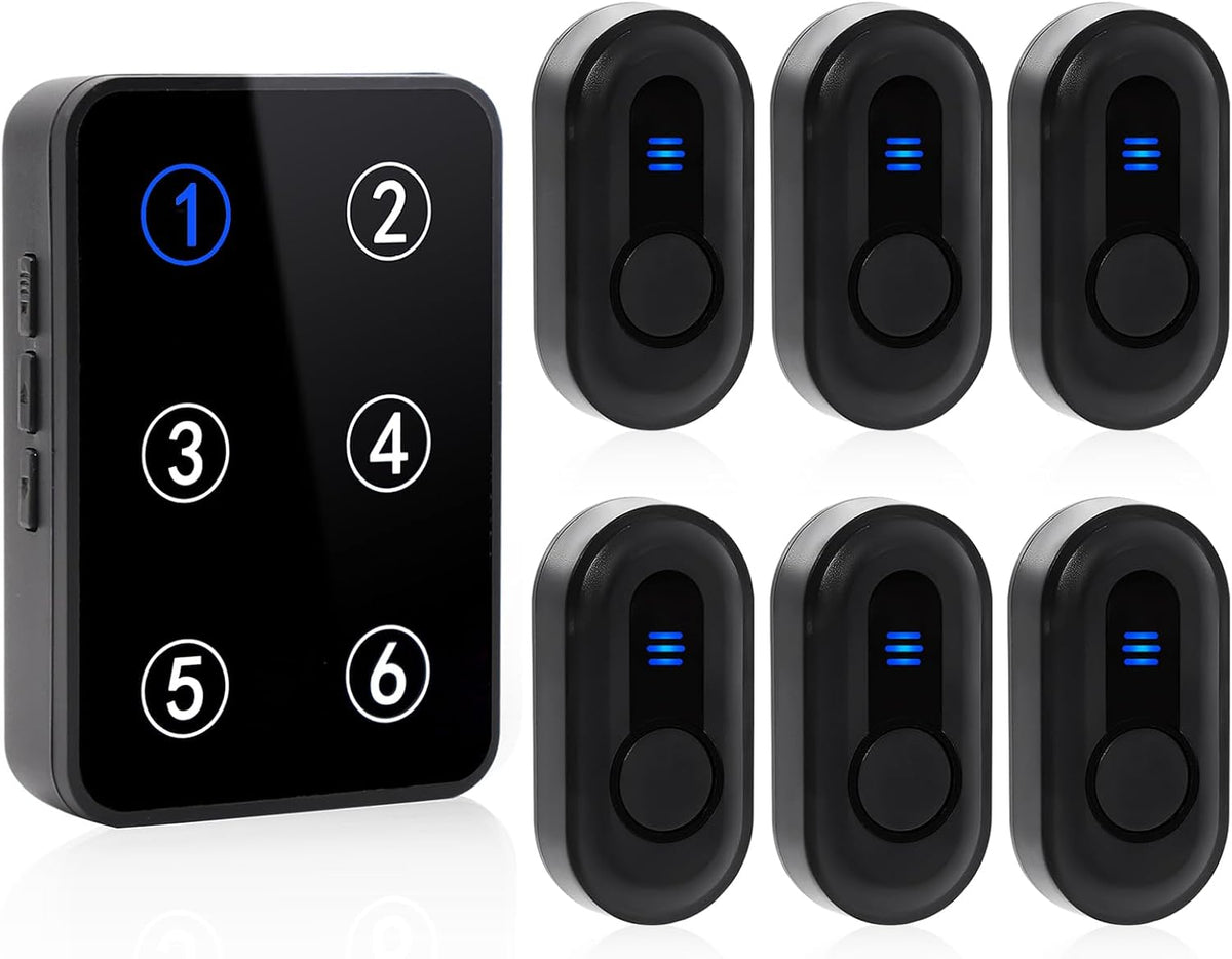 Wireless Caregiver Pager Call Button Nurse Call System 500Ft Range