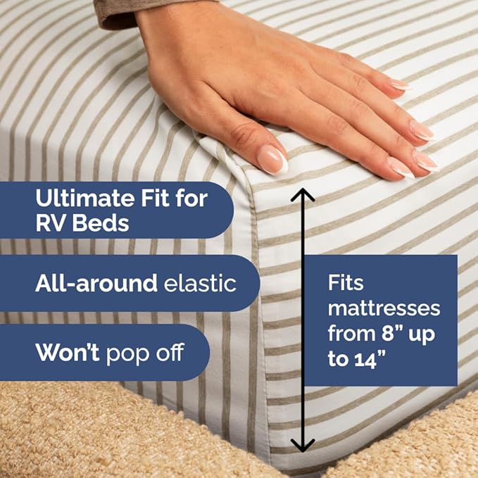 RV Short Queen Sheet Set 60 X 75 - Image 3