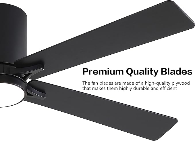 WINGBO 52" DC Flush Mount Ceiling Fan - Image 7