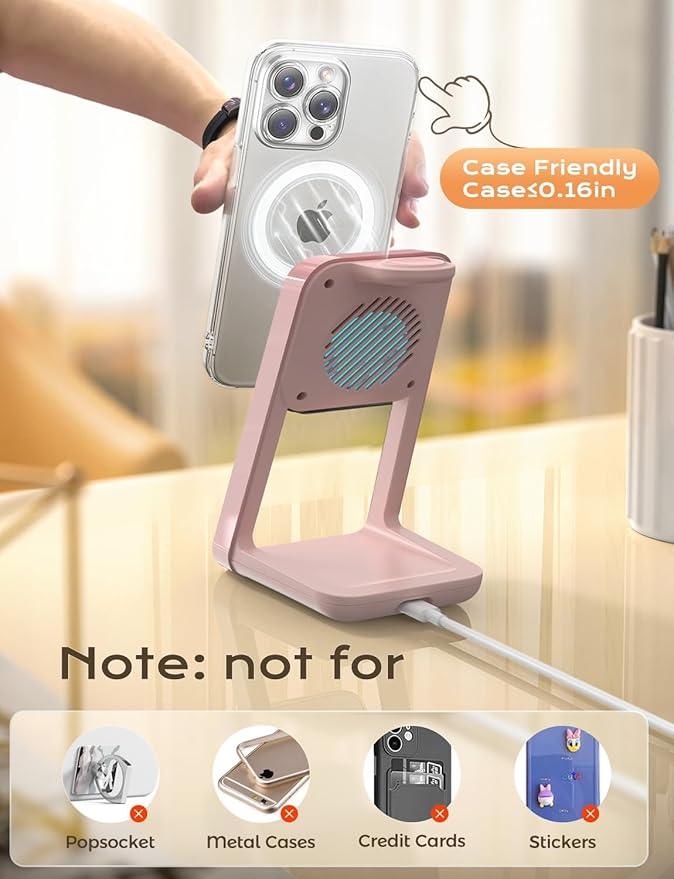 Apor 3 in 1 Charging Station for iPhone, Magsafe Wireless Charger - Image 8