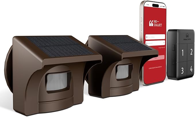 eMACROS Pro 4 Solar Driveway Alarm by eMACROS