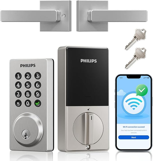 Philips Wi-Fi Smart Door Lock, Keyless Entry Door Lock by Philips