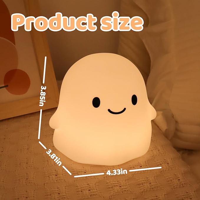 Rytinazzz Halloween Ghost Night Light, 50-Hour Battery & Pat Control, Cute - Image 9