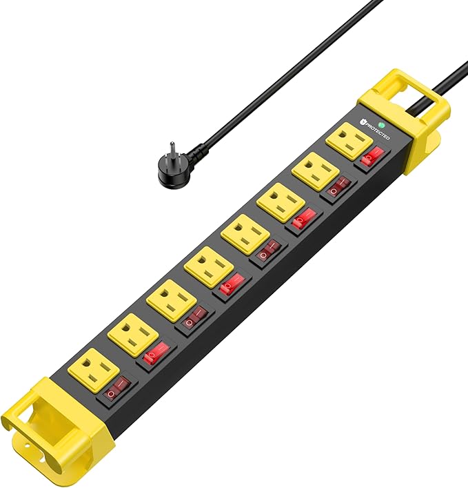 Power Strip with Individual Switches by ANNQUAN