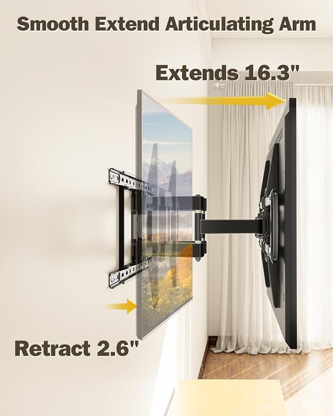 Mounting Dream UL Listed Full Motion TV Wall Mount - Image 4