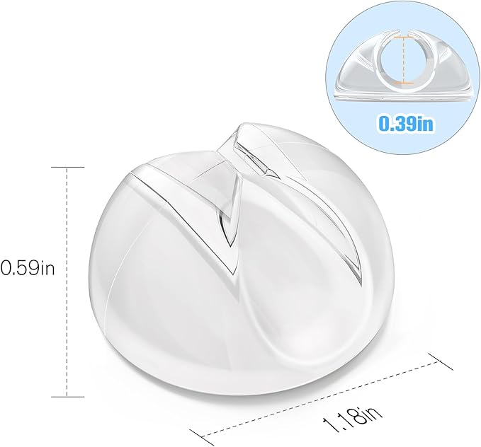 12 Pack Cable Clips, Znben Clear Cord Organizer Holder Adhesive Cord Management - Image 4