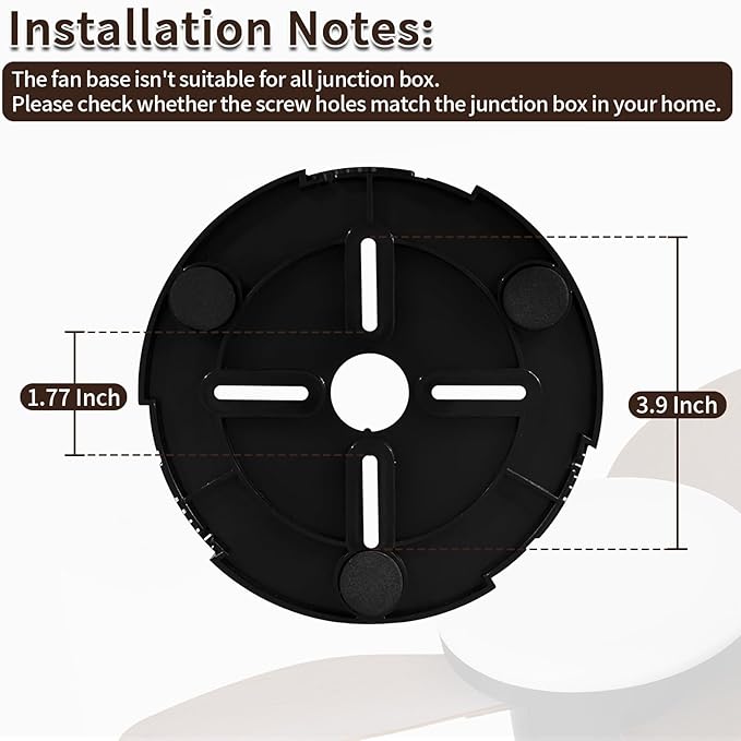 Glowall Small Ceiling Fan with Lights and Remote, Small Quiet, DC Motor - Image 8