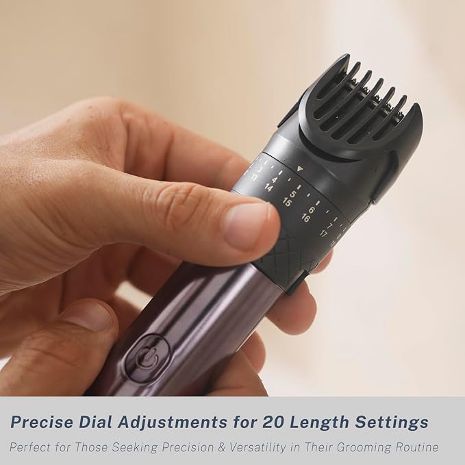 Beard Trimmer for Men, Precision Dial Adjustable 20 Settings, All-in-One - Image 2