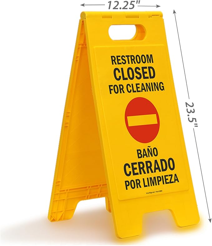 SmartSign 25 x 12 inch “Restroom Closed - Image 3