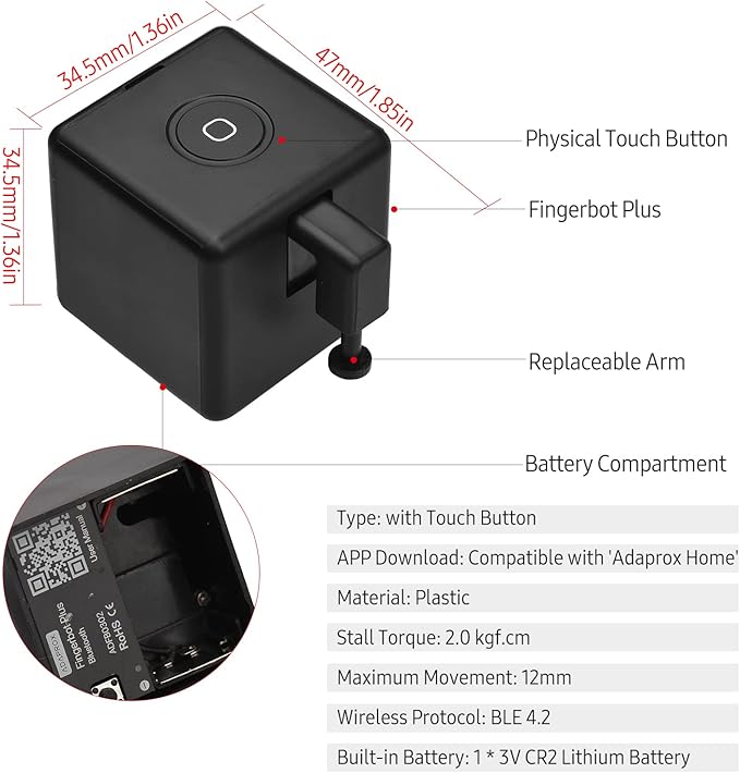 Irfora Mini BT Fingerbot Home Automation Controller - Image 2
