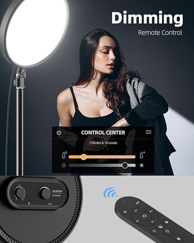 TODI Large Ring Light with 79" Stand, 6500K Full-Screen Selfie Light Ring with - Image 4
