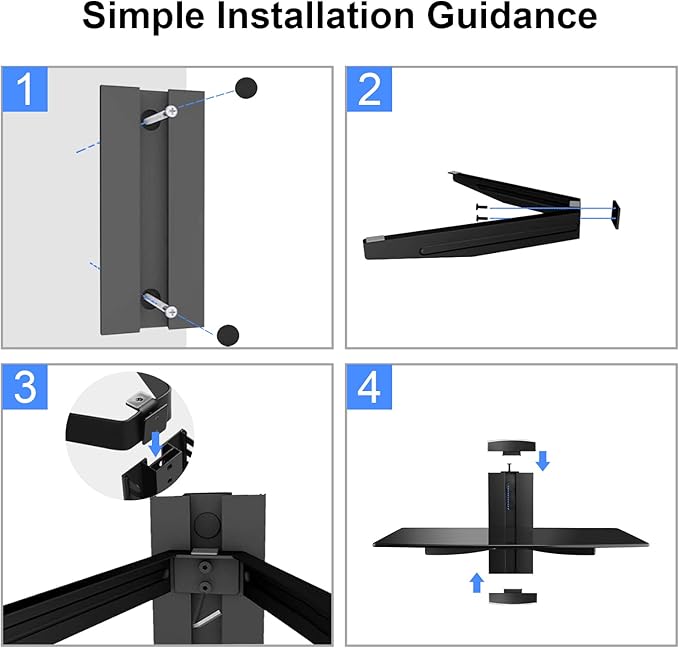 suptek Single Floating Shelf Wall Bracket - Image 7