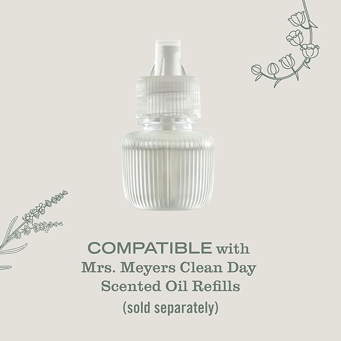 MRS. MEYER'S Clean Day Premium Scented Oil Diffuser, Wall Plug in Air Freshener - Image 4