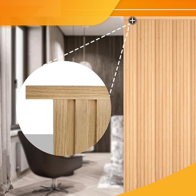 OUZUGIE 8-Pack 57 Inches, WPC Slat Wall Panel Trim, Corner Guard - Image 5